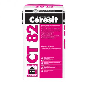 Клей Ceresit CT 82 для утепления, 25кг