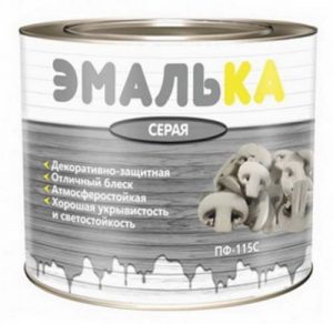 Эмаль алкидная ЭМАЛЬКА, 1,8 кг, РБ, серая