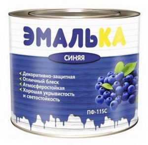 Эмаль алкидная ЭМАЛЬКА, 1,8 кг, РБ, синяя