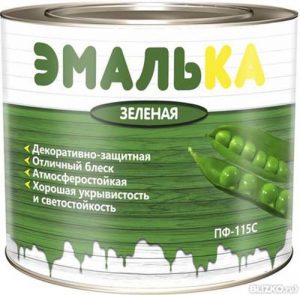 Эмаль алкидная ЭМАЛЬКА, 0,8 кг, РБ, зеленая