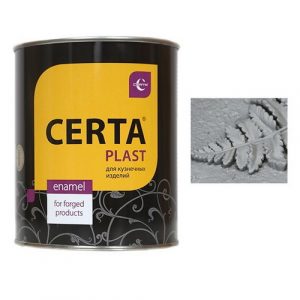 Грунт-эмаль CERTA-PLAST "3 в 1" по ржавчине, 0,8 кг, серый