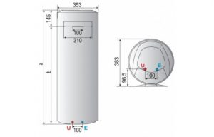 Водонагреватель Ariston ABS PRO R V Slim, 30 литров