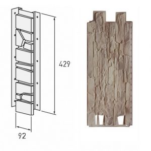 Универсальный профиль для цокольного сайдинга VOX STONE, 0,42м