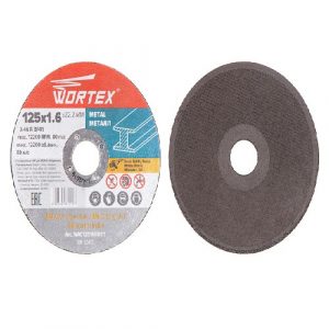 Круг отрезной WORTEX, 125х1.6x22.2 мм