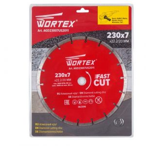 Алмазный круг WORTEX, 230х22 мм