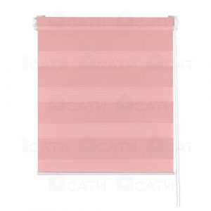 Рулонная штора "День и Ночь" 45 см, Розовый