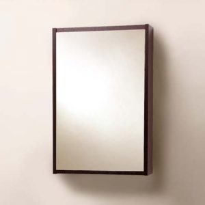 Зеркальный шкаф Акваль Карина, венге 47 см