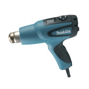 Термовоздуходувка MAKITA HG 651 CK в чем. + набор сопл (2000 Вт, 10 скор., 80-650 °С, плавн. рег., с доп. ЖКИ дисплей)