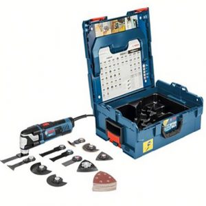Многофункциональный инструмент (реноватор) BOSCH GOP 55-36 L-BOXX + набор оснастки